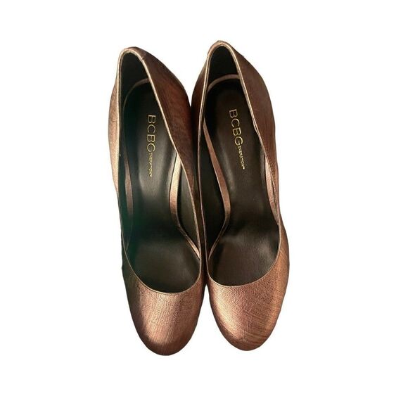 BCBGeneration Women's Dania Platform Pump,T Moro Metallic,7.5 M US - Picture 3 of 5